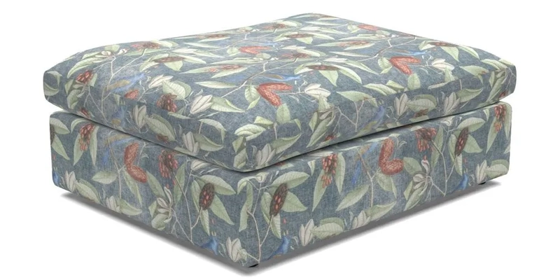 Big Softie Footstool in Two Tone Plain Biscuit