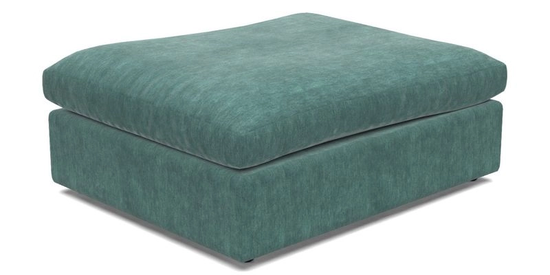 Big Softie Footstool in Two Tone Plain Biscuit