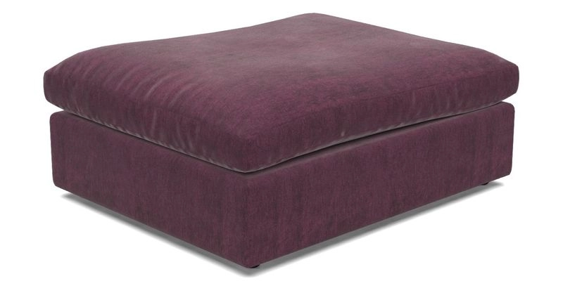 Big Softie Footstool in Two Tone Plain Biscuit