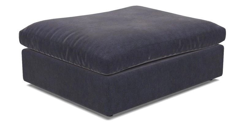 Big Softie Footstool in Two Tone Plain Biscuit