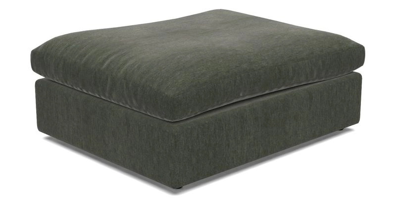 Big Softie Footstool in Two Tone Plain Biscuit
