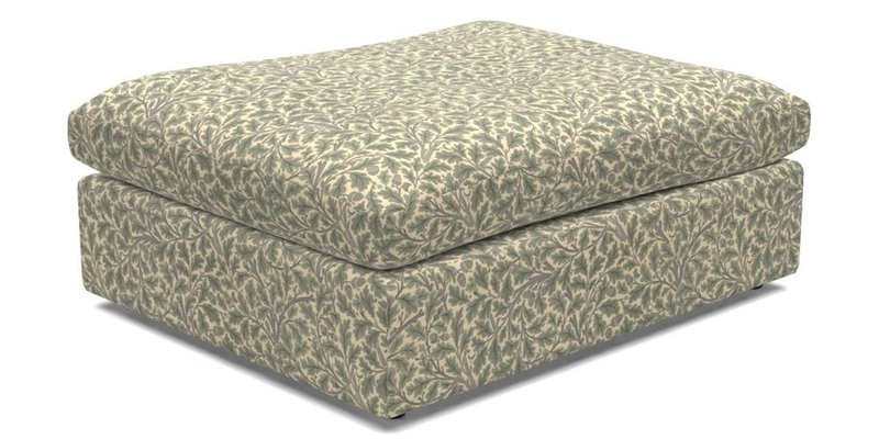 Big Softie Footstool in Two Tone Plain Biscuit