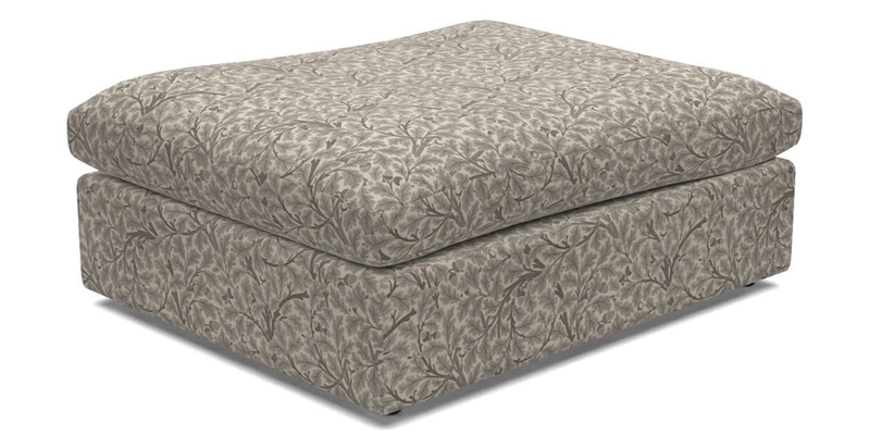 Big Softie Footstool in Two Tone Plain Biscuit