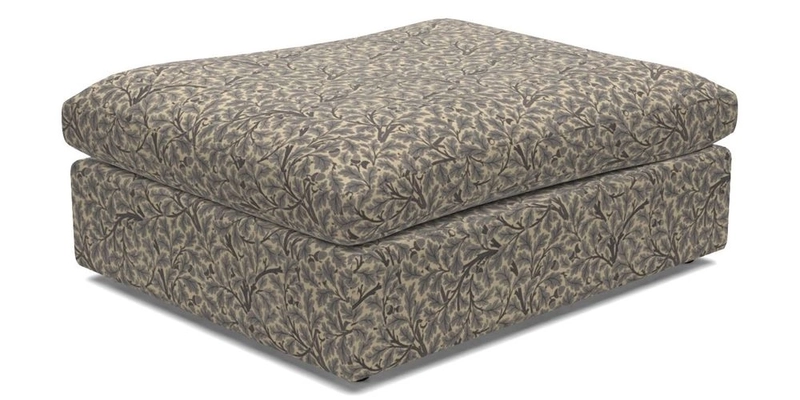 Big Softie Footstool in Two Tone Plain Biscuit