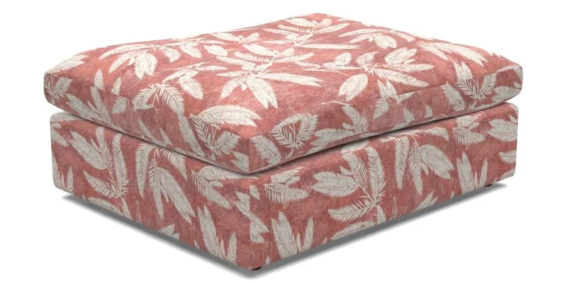 Big Softie Footstool in Two Tone Plain Biscuit