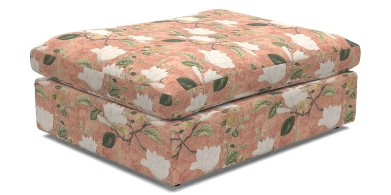 Big Softie Footstool in Two Tone Plain Biscuit