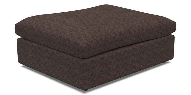 Big Softie Footstool in Two Tone Plain Biscuit