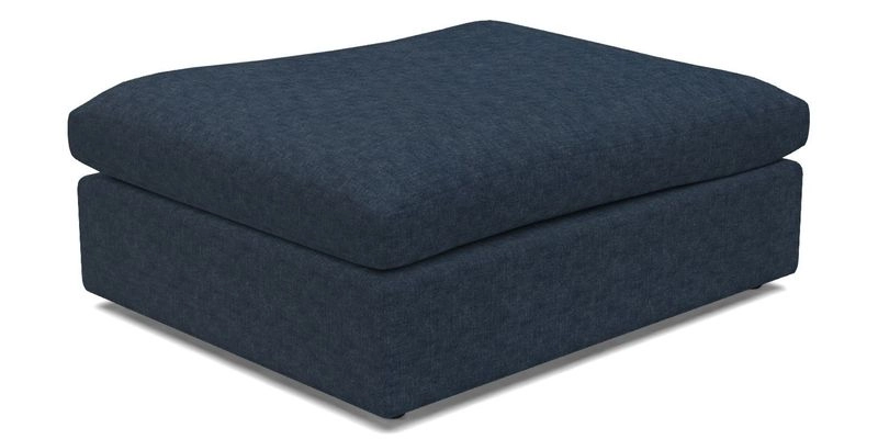 Big Softie Footstool in Two Tone Plain Biscuit