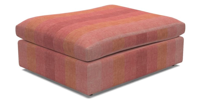 Big Softie Footstool in Two Tone Plain Biscuit