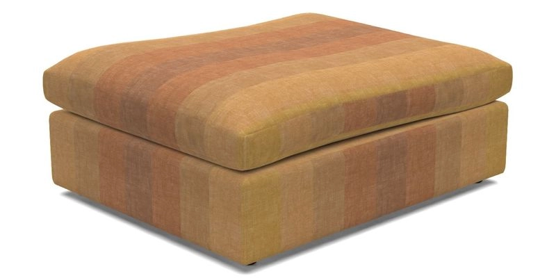Big Softie Footstool in Two Tone Plain Biscuit