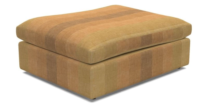 Big Softie Footstool in Two Tone Plain Biscuit