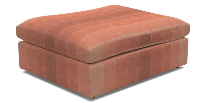 Big Softie Footstool in Two Tone Plain Biscuit