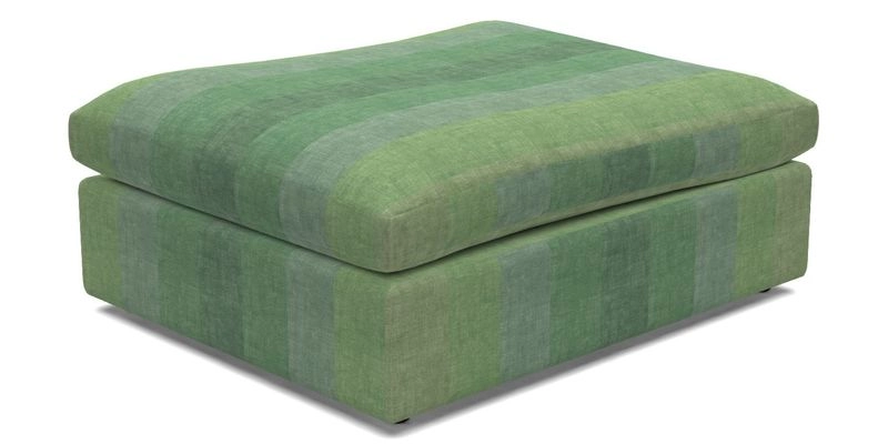 Big Softie Footstool in Two Tone Plain Biscuit