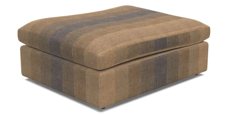 Big Softie Footstool in Two Tone Plain Biscuit