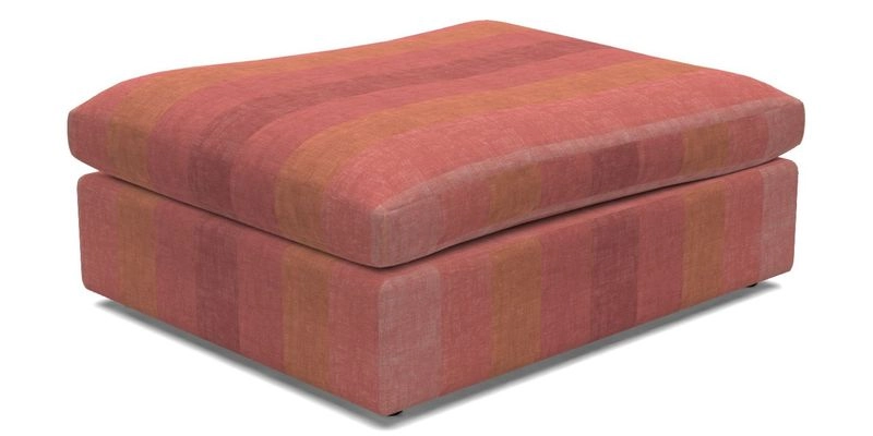 Big Softie Footstool in Two Tone Plain Biscuit
