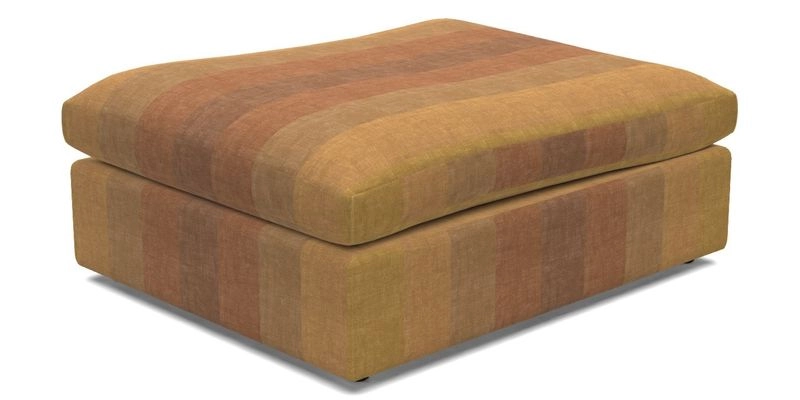 Big Softie Footstool in Two Tone Plain Biscuit