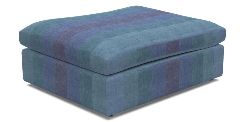 Big Softie Footstool in Two Tone Plain Biscuit