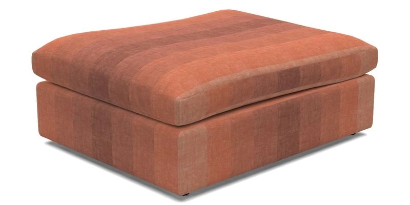 Big Softie Footstool in Two Tone Plain Biscuit