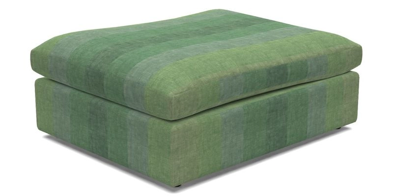 Big Softie Footstool in Two Tone Plain Biscuit