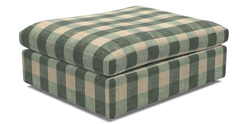 Big Softie Footstool in Two Tone Plain Biscuit