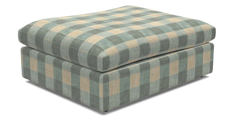 Big Softie Footstool in Two Tone Plain Biscuit