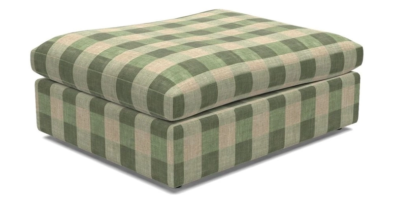 Big Softie Footstool in Two Tone Plain Biscuit