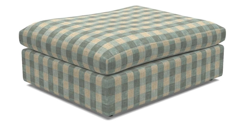 Big Softie Footstool in Two Tone Plain Biscuit