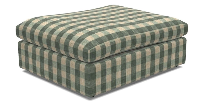 Big Softie Footstool in Two Tone Plain Biscuit