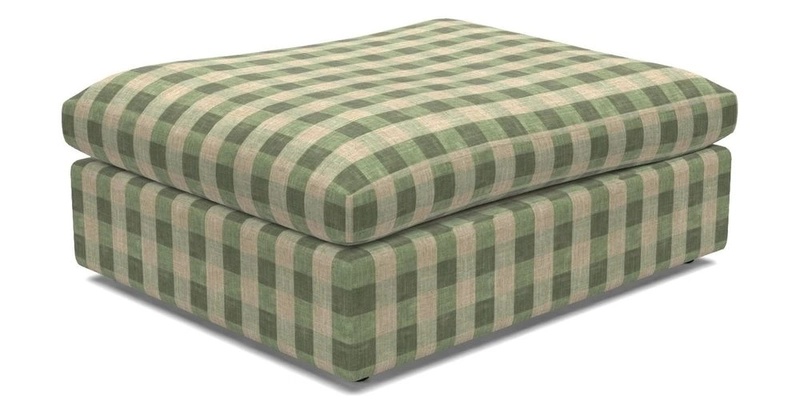 Big Softie Footstool in Two Tone Plain Biscuit