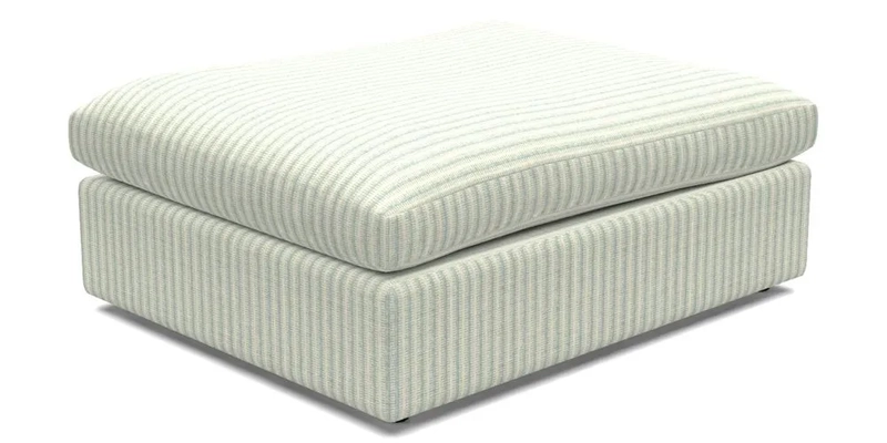 Big Softie Footstool in Two Tone Plain Biscuit
