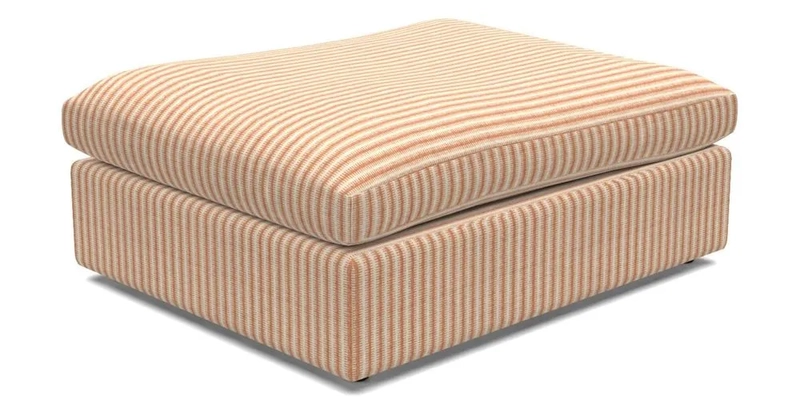 Big Softie Footstool in Two Tone Plain Biscuit
