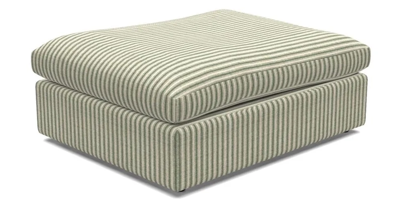 Big Softie Footstool in Two Tone Plain Biscuit