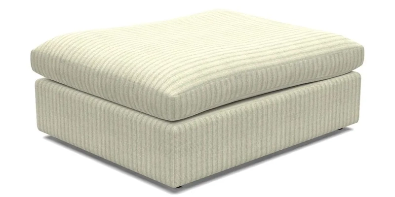 Big Softie Footstool in Two Tone Plain Biscuit