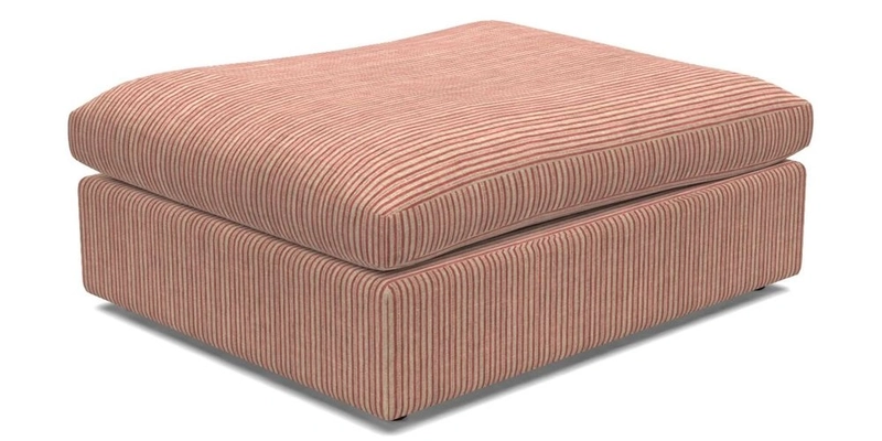 Big Softie Footstool in Two Tone Plain Biscuit