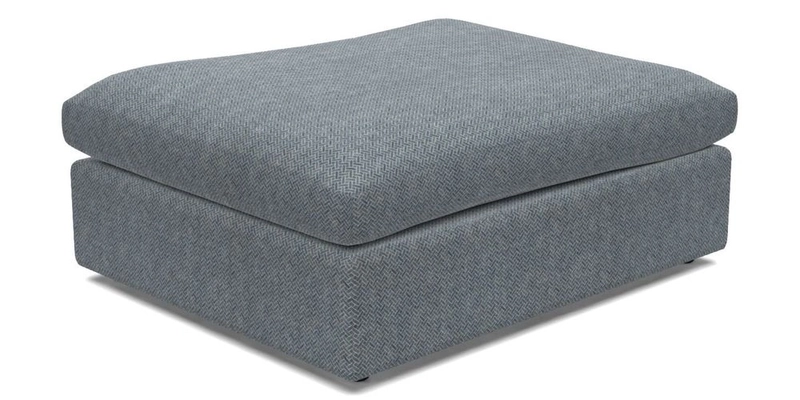 Big Softie Footstool in Two Tone Plain Biscuit