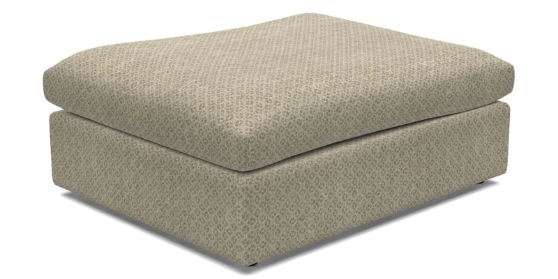 Big Softie Footstool in Two Tone Plain Biscuit