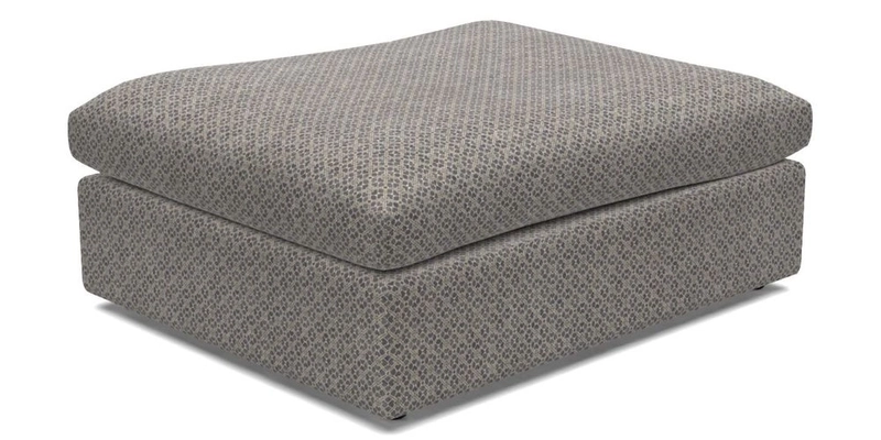 Big Softie Footstool in Two Tone Plain Biscuit