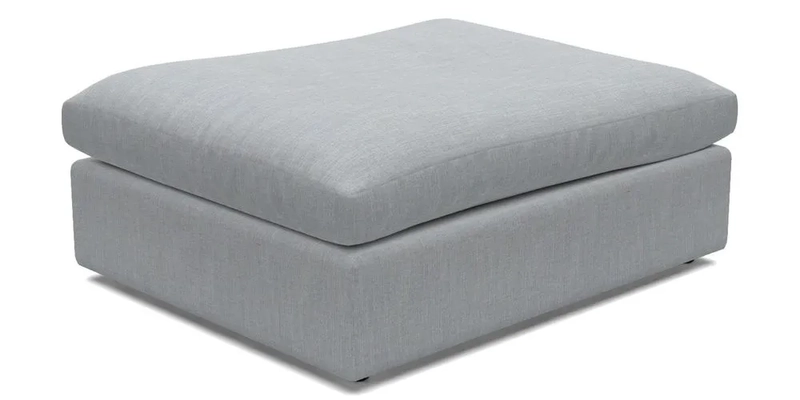 Big Softie Footstool in Two Tone Plain Biscuit