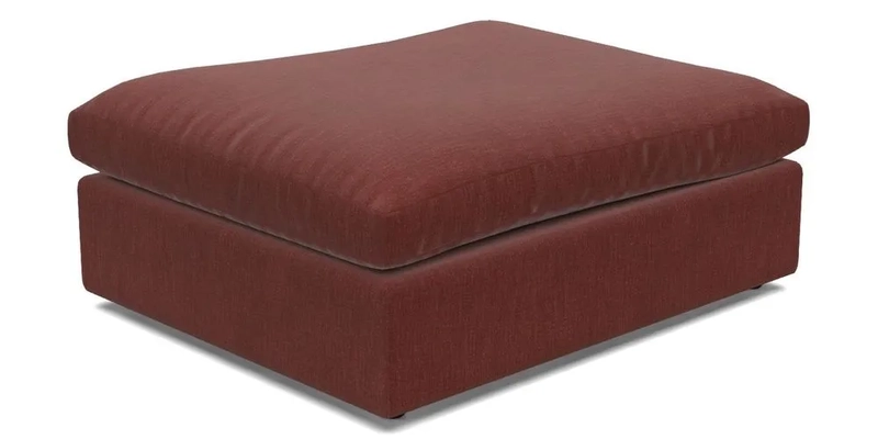 Big Softie Footstool in Two Tone Plain Biscuit