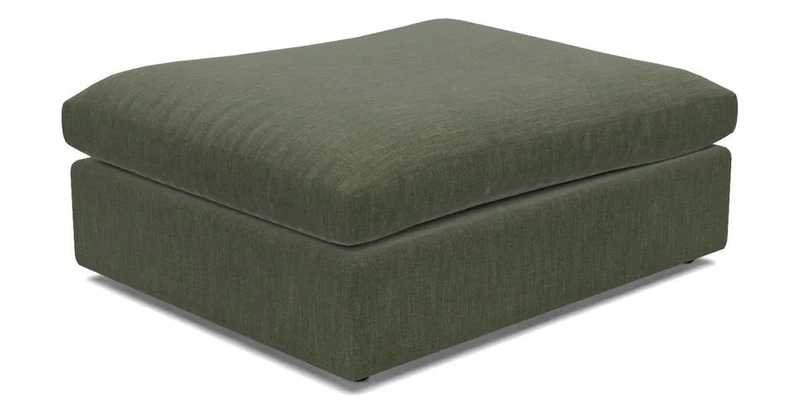 Big Softie Footstool in Two Tone Plain Biscuit