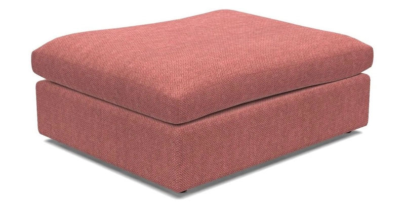 Big Softie Footstool in Two Tone Plain Biscuit