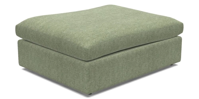 Big Softie Footstool in Two Tone Plain Biscuit