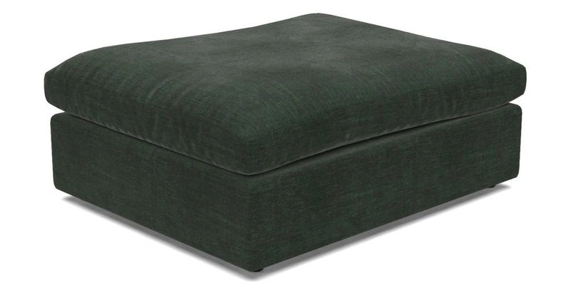 Big Softie Footstool in Two Tone Plain Biscuit