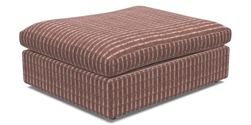 Big Softie Footstool in Two Tone Plain Biscuit