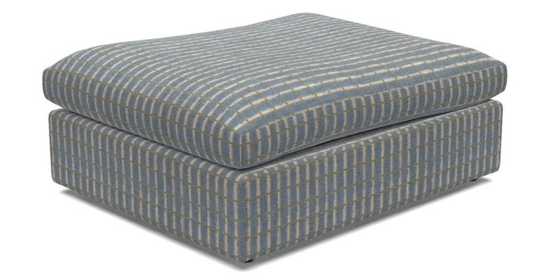Big Softie Footstool in Two Tone Plain Biscuit