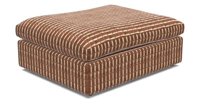 Big Softie Footstool in Two Tone Plain Biscuit