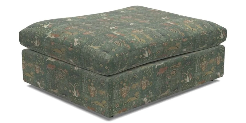 Big Softie Footstool in Two Tone Plain Biscuit