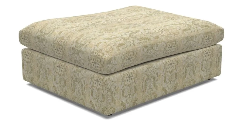 Big Softie Footstool in Two Tone Plain Biscuit