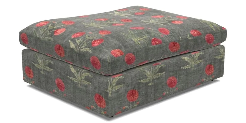 Big Softie Footstool in Two Tone Plain Biscuit