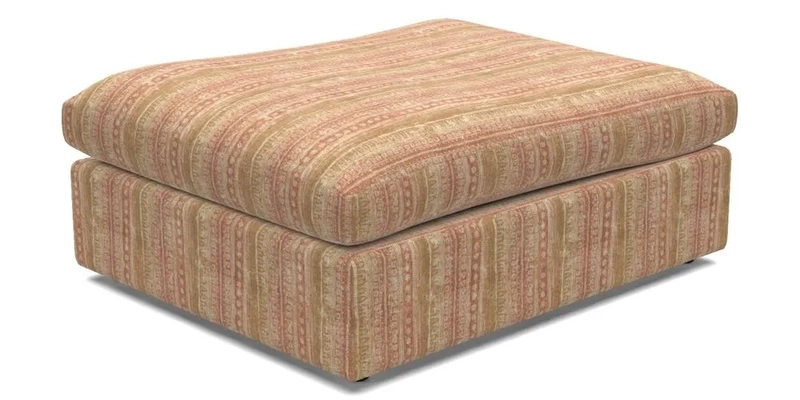 Big Softie Footstool in Two Tone Plain Biscuit